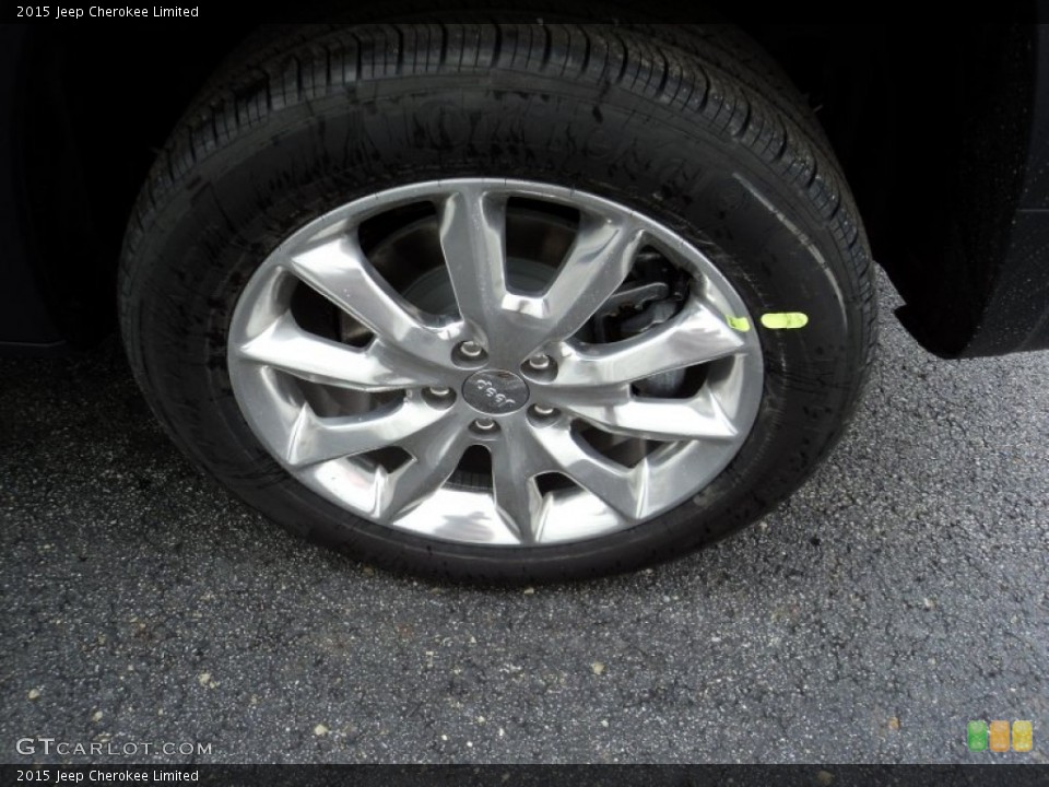 2015 Jeep Cherokee Limited Wheel and Tire Photo #98363196