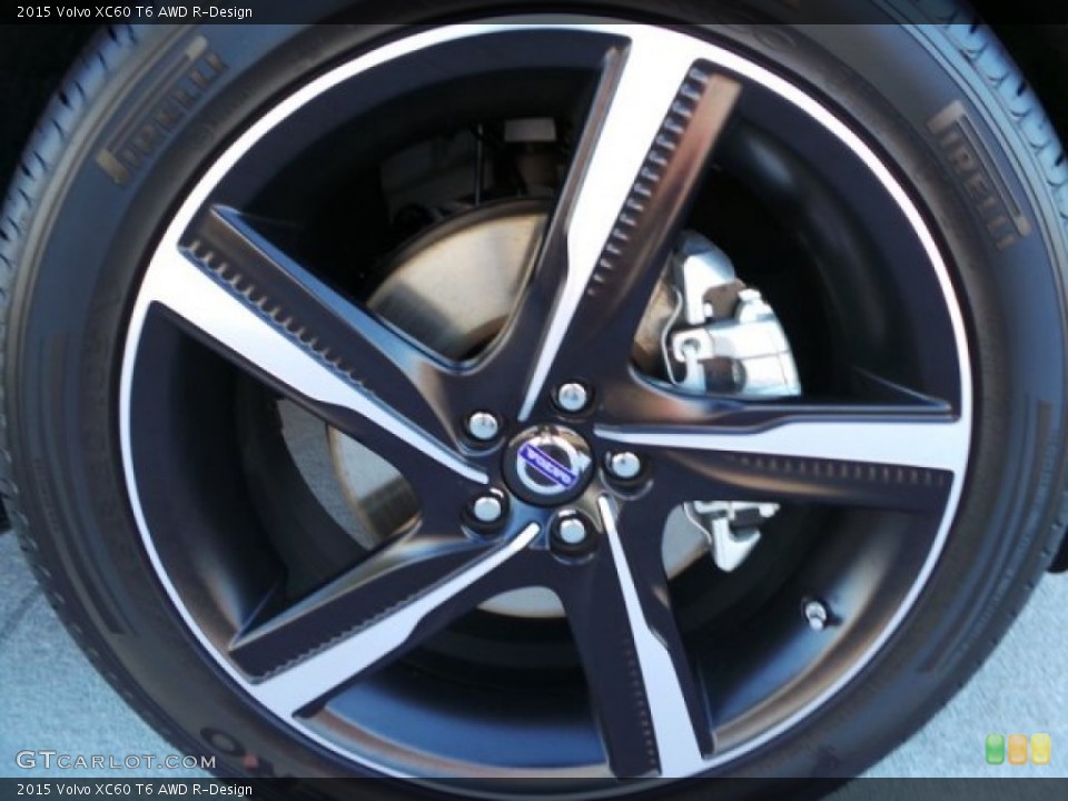 2015 Volvo XC60 T6 AWD R-Design Wheel and Tire Photo #98367591