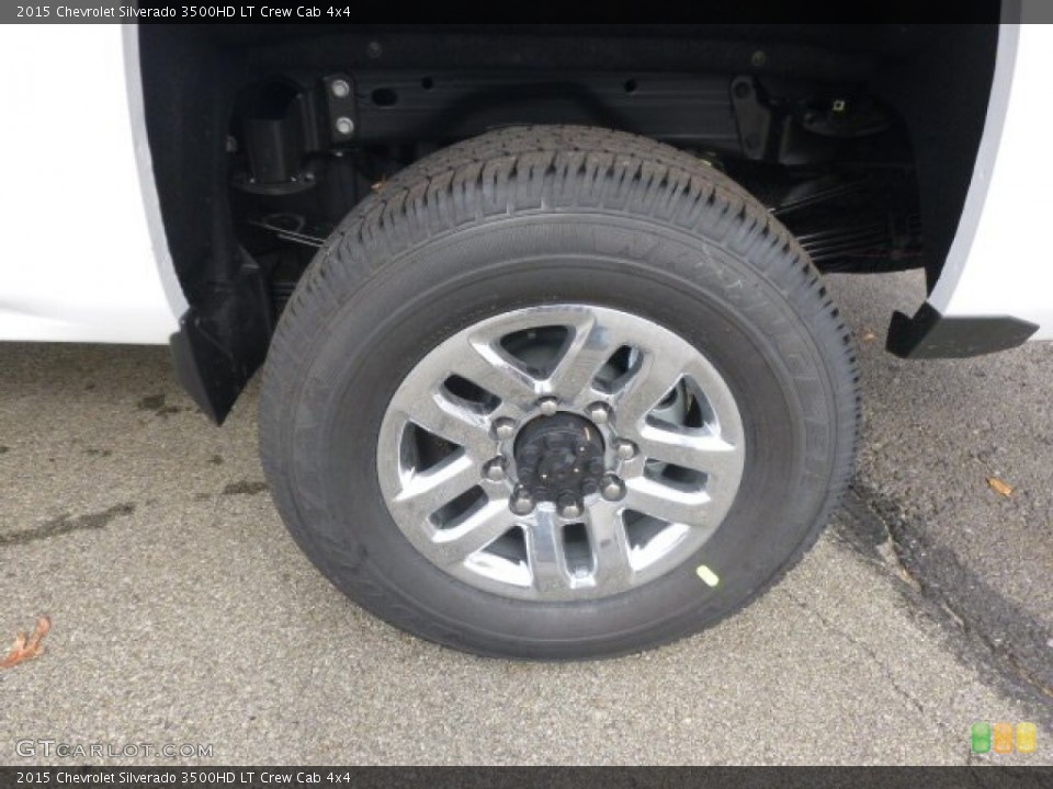 2015 Chevrolet Silverado 3500HD LT Crew Cab 4x4 Wheel and Tire Photo #98373000
