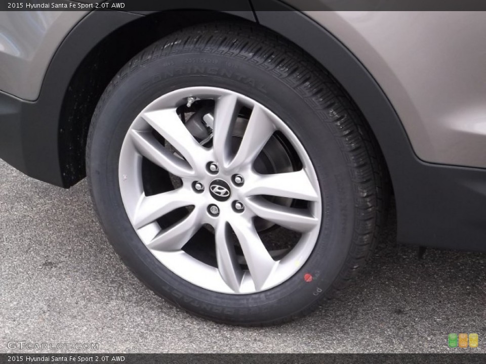 2015 Hyundai Santa Fe Sport 2.0T AWD Wheel and Tire Photo #98373996