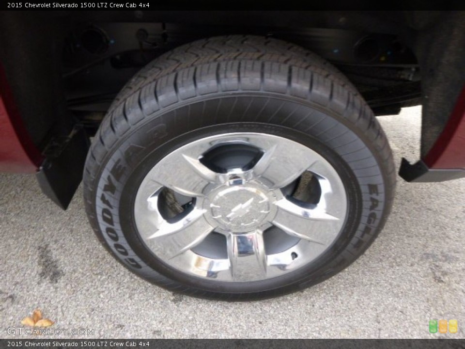2015 Chevrolet Silverado 1500 LTZ Crew Cab 4x4 Wheel and Tire Photo #98374050