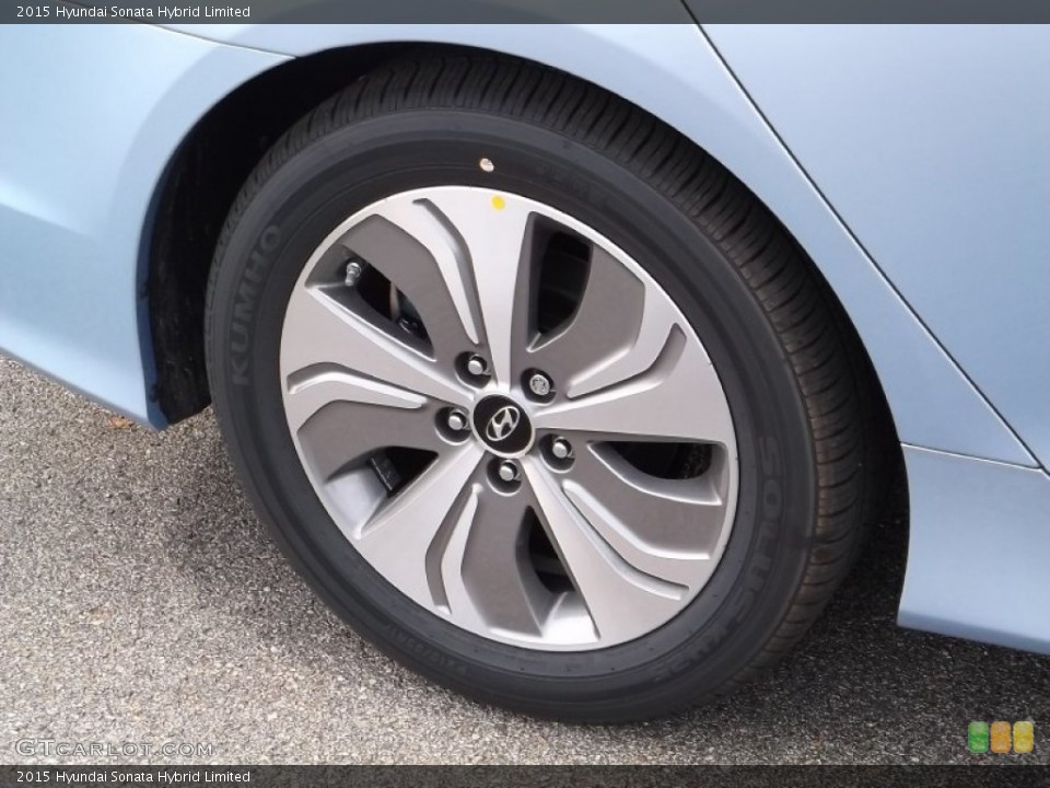 2015 Hyundai Sonata Hybrid Limited Wheel and Tire Photo #98376558