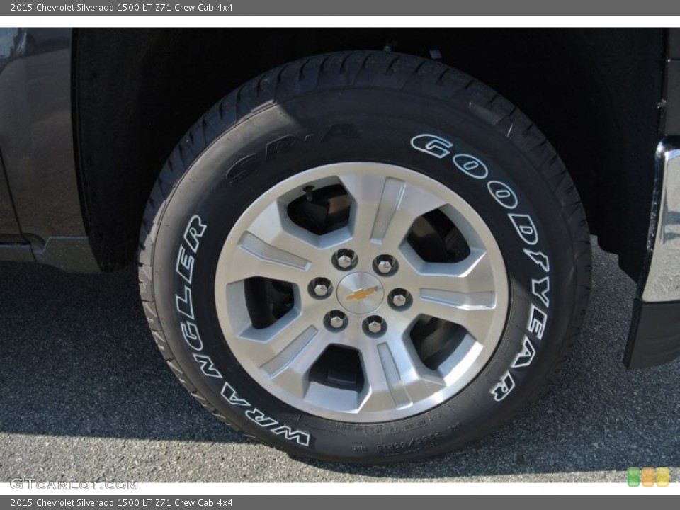 2015 Chevrolet Silverado 1500 LT Z71 Crew Cab 4x4 Wheel and Tire Photo #98404426