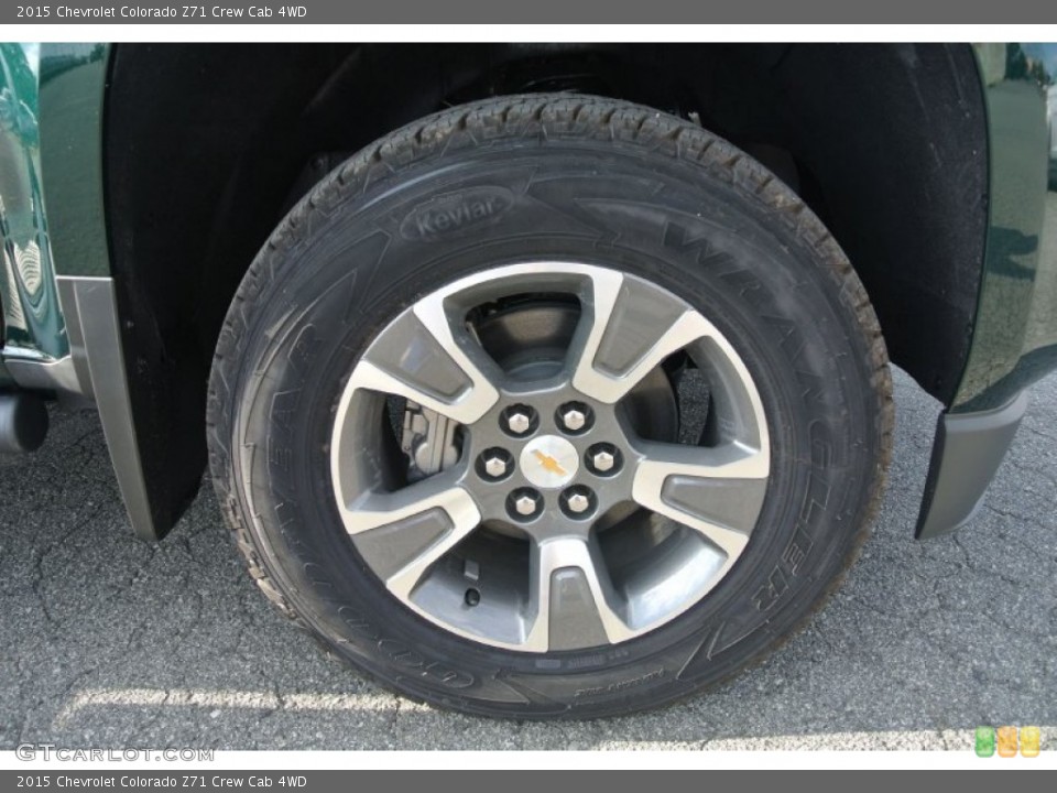 2015 Chevrolet Colorado Z71 Crew Cab 4WD Wheel and Tire Photo #98404981