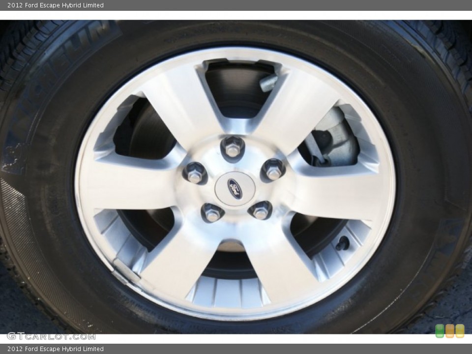 2012 Ford Escape Hybrid Limited Wheel and Tire Photo #98421070