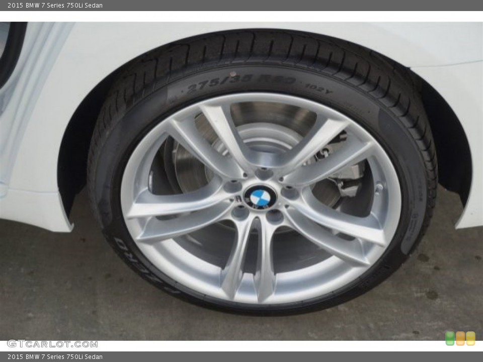 2015 BMW 7 Series 750Li Sedan Wheel and Tire Photo #98427107