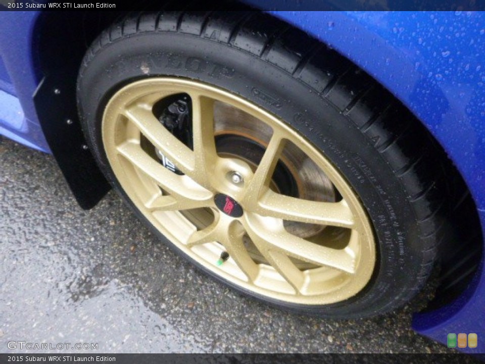2015 Subaru WRX STI Launch Edition Wheel and Tire Photo #98434696