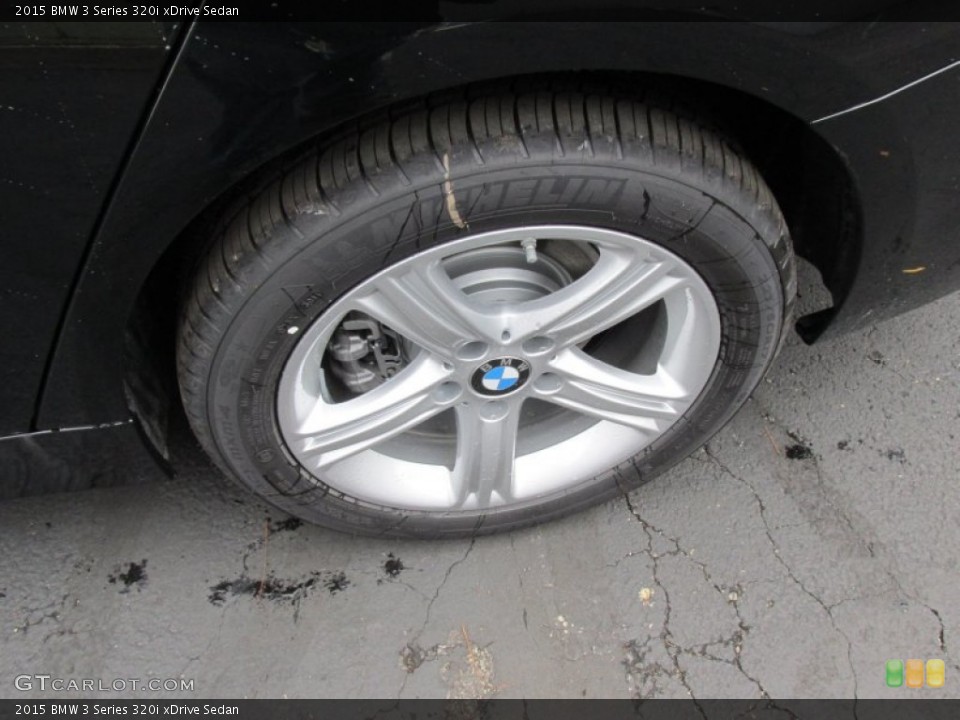 2015 BMW 3 Series 320i xDrive Sedan Wheel and Tire Photo #98436590