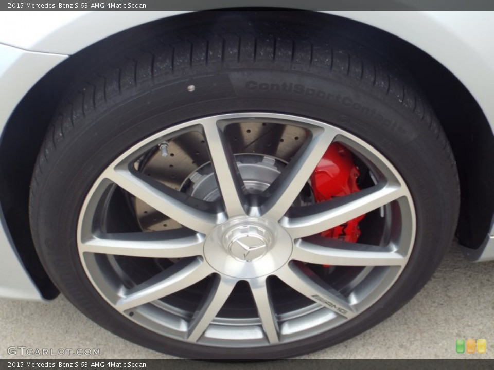 2015 Mercedes-Benz S 63 AMG 4Matic Sedan Wheel and Tire Photo #98447735
