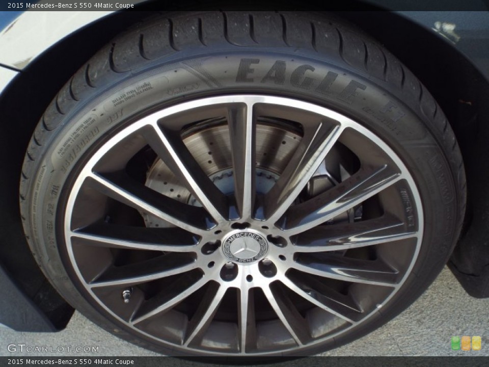 2015 Mercedes-Benz S 550 4Matic Coupe Wheel and Tire Photo #98448281