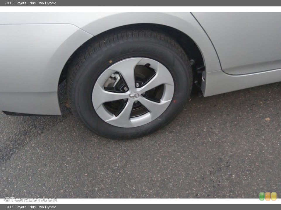 2015 Toyota Prius Two Hybrid Wheel and Tire Photo #98448956