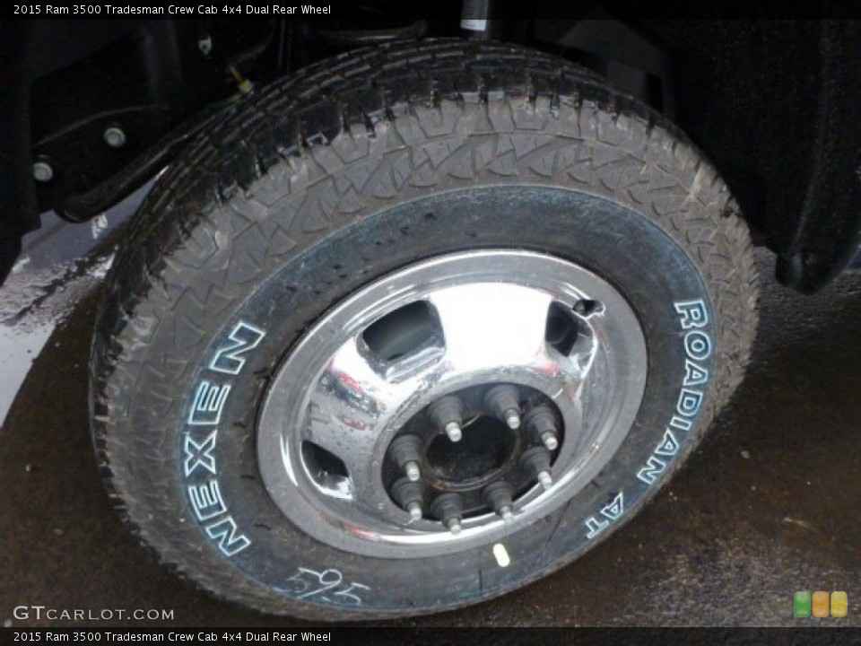 2015 Ram 3500 Tradesman Crew Cab 4x4 Dual Rear Wheel Wheel and Tire Photo #98450498