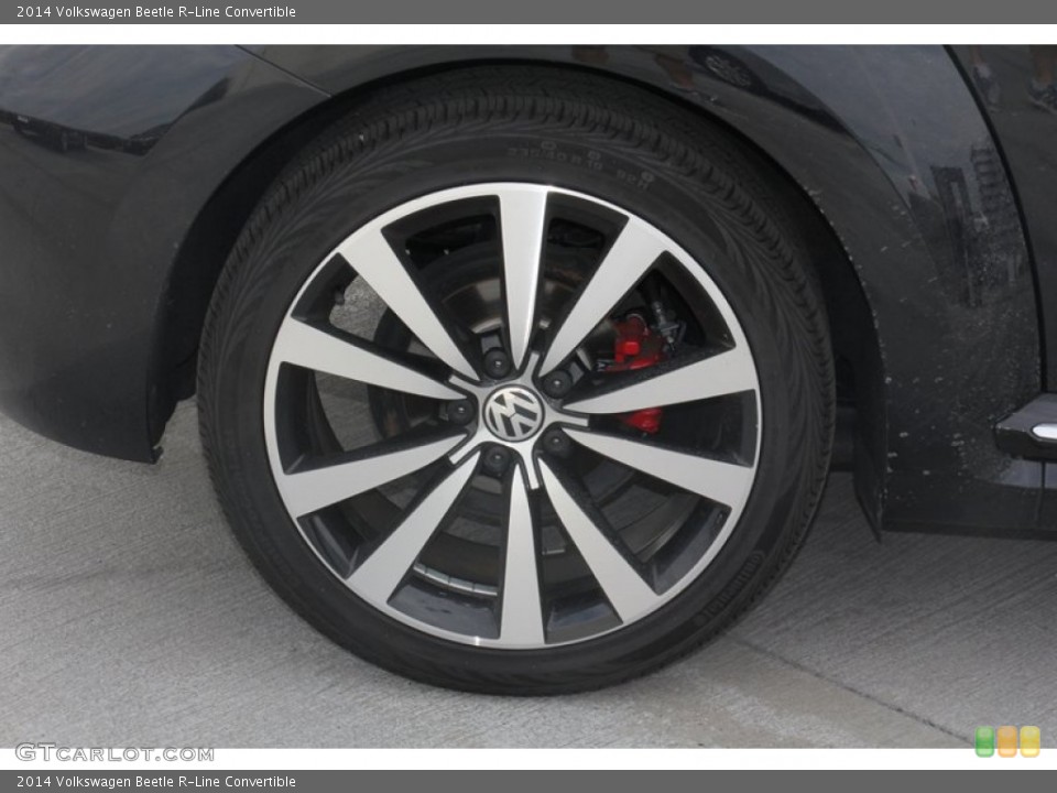 2014 Volkswagen Beetle R-Line Convertible Wheel and Tire Photo #98468550