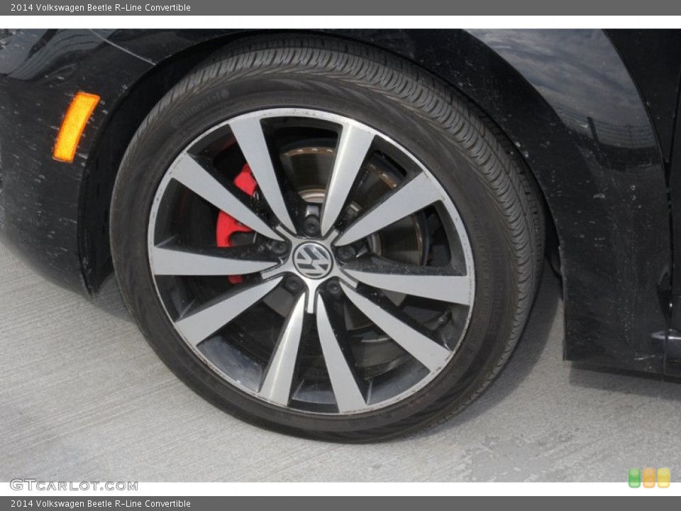 2014 Volkswagen Beetle R-Line Convertible Wheel and Tire Photo #98468615