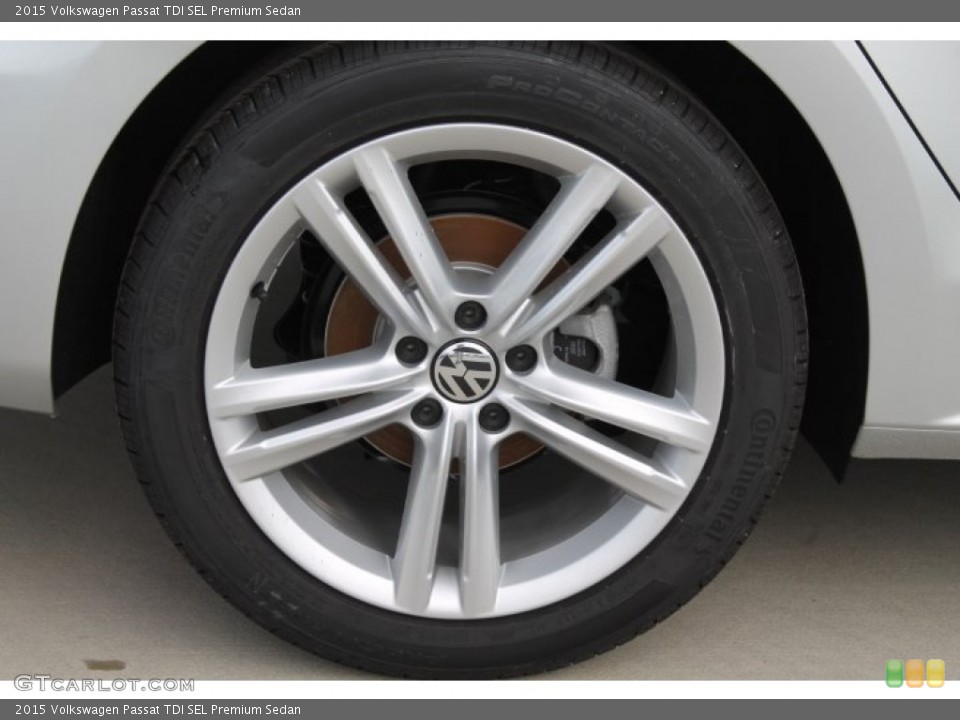 2015 Volkswagen Passat TDI SEL Premium Sedan Wheel and Tire Photo #98484827