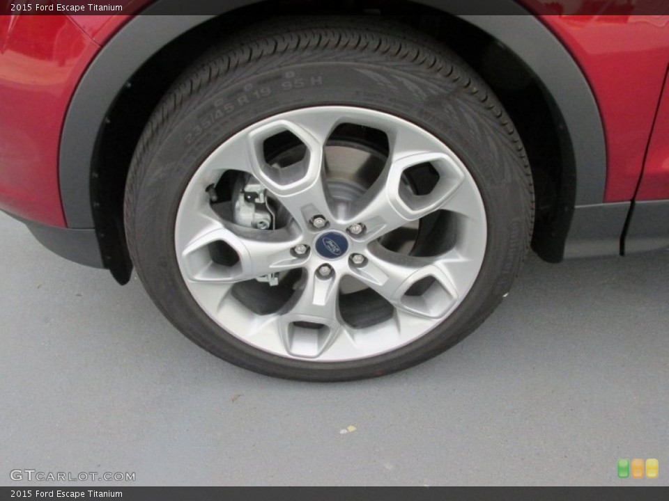 2015 Ford Escape Titanium Wheel and Tire Photo #98499558