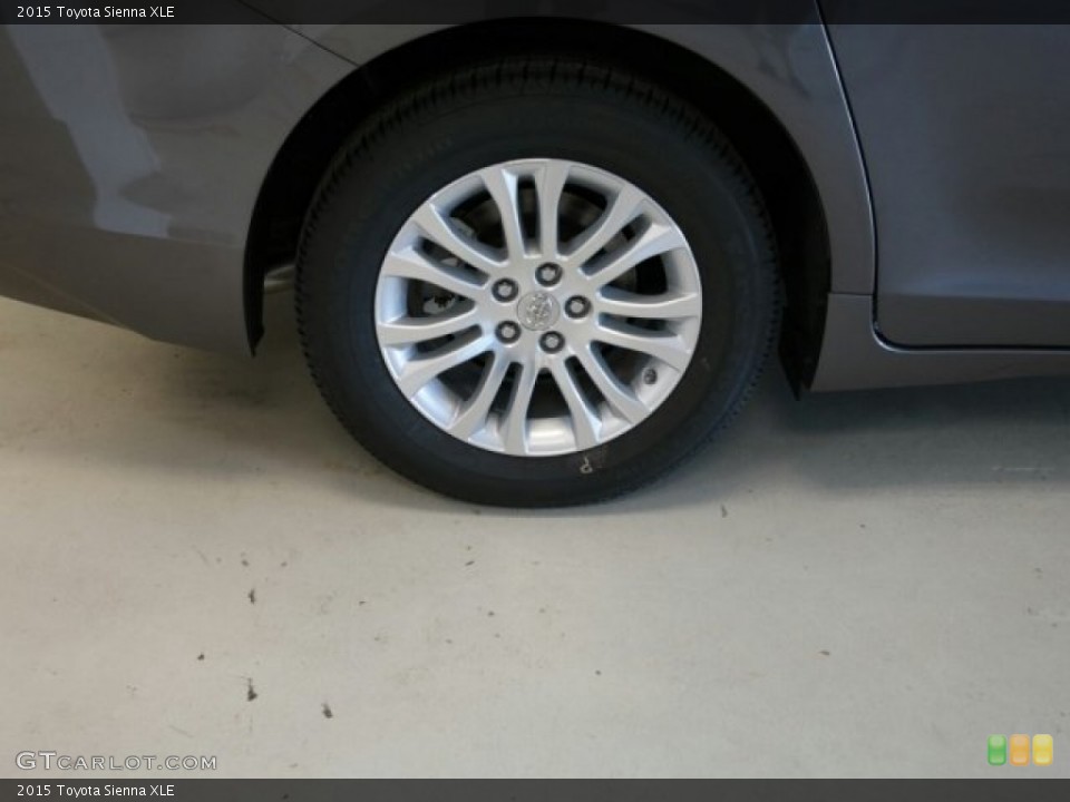 2015 Toyota Sienna XLE Wheel and Tire Photo #98553698