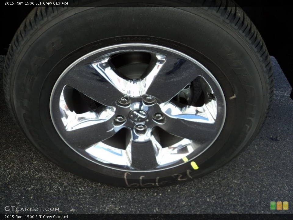 2015 Ram 1500 SLT Crew Cab 4x4 Wheel and Tire Photo #98555342