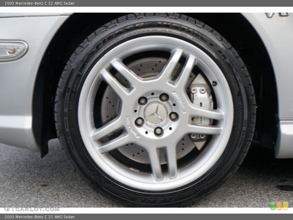 2003 Mercedes-Benz C 32 AMG Sedan Wheel and Tire Photo #98603024