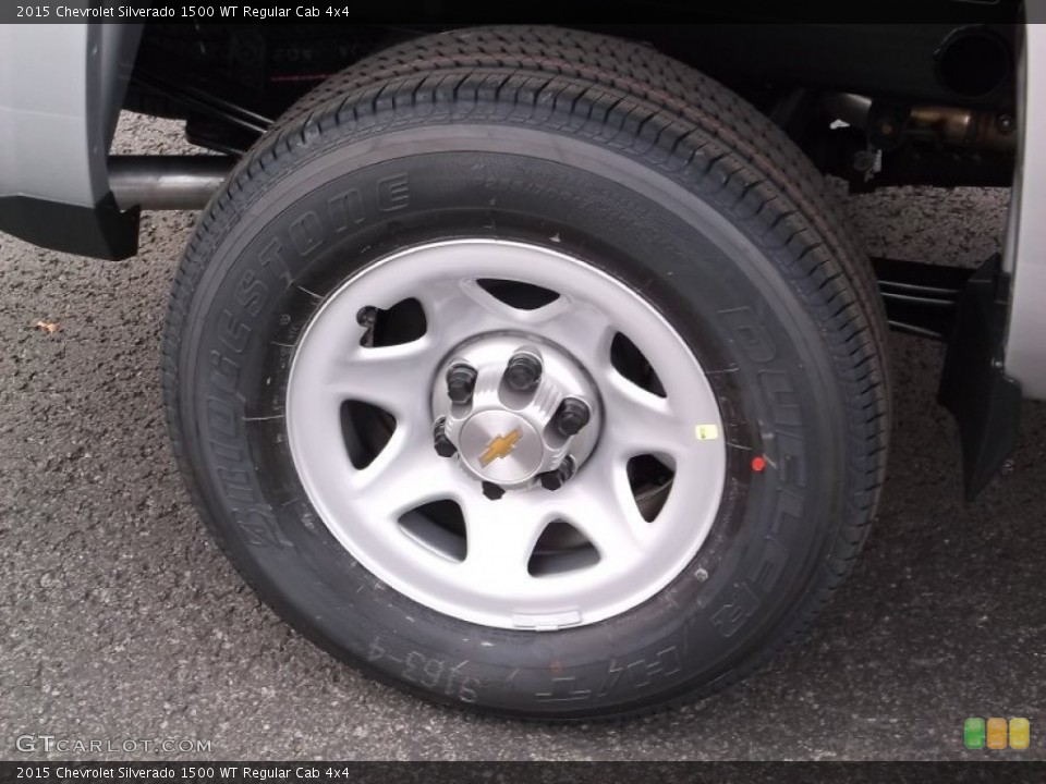2015 Chevrolet Silverado 1500 WT Regular Cab 4x4 Wheel and Tire Photo #98617214