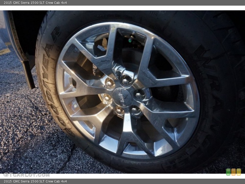 2015 GMC Sierra 1500 SLT Crew Cab 4x4 Wheel and Tire Photo #98627025