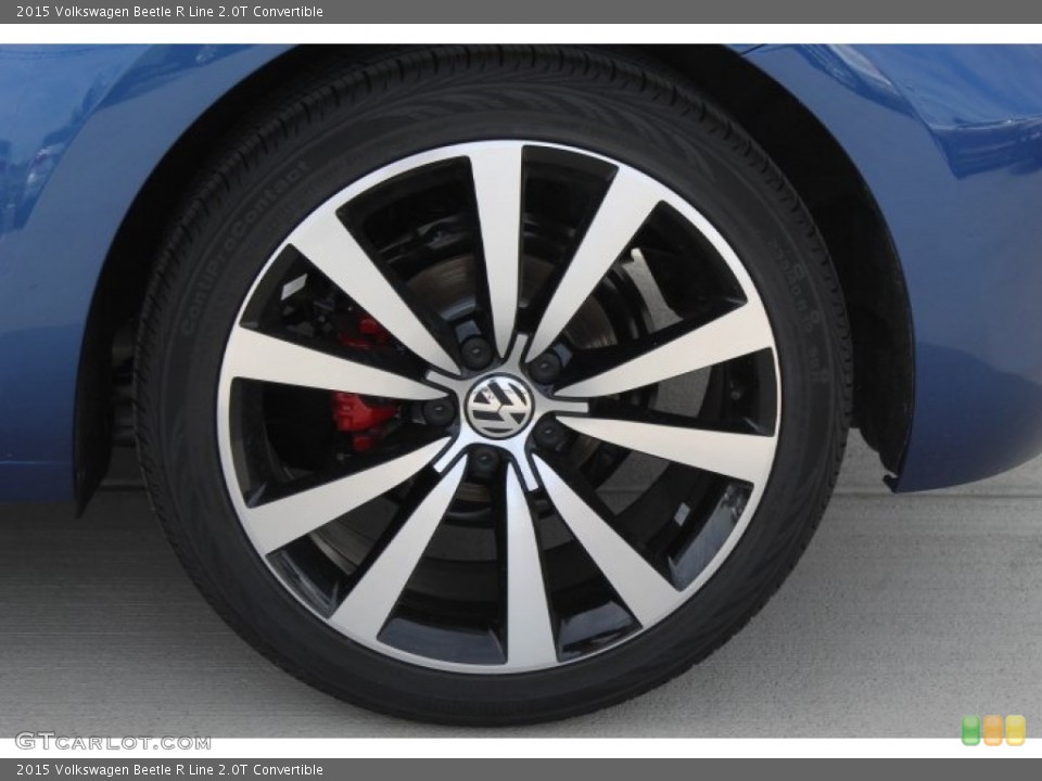 2015 Volkswagen Beetle R Line 2.0T Convertible Wheel and Tire Photo #98627331