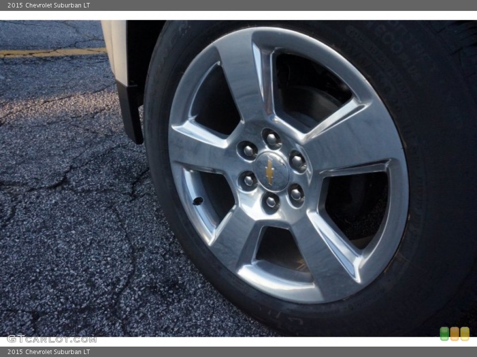 2015 Chevrolet Suburban LT Wheel and Tire Photo #98628321