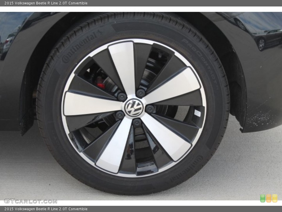 2015 Volkswagen Beetle R Line 2.0T Convertible Wheel and Tire Photo #98628879