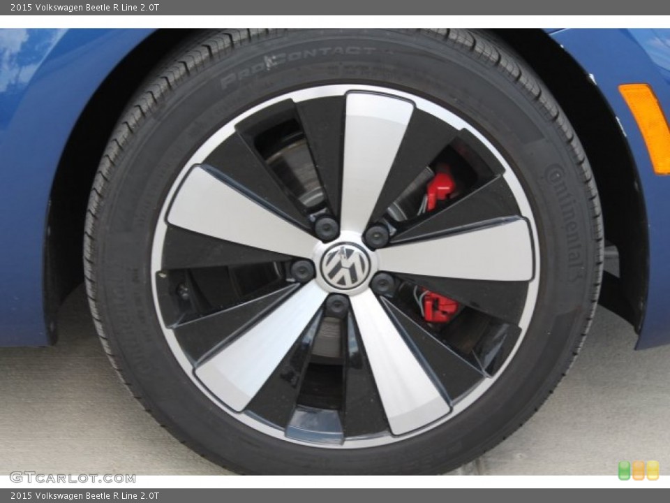 2015 Volkswagen Beetle R Line 2.0T Wheel and Tire Photo #98630262