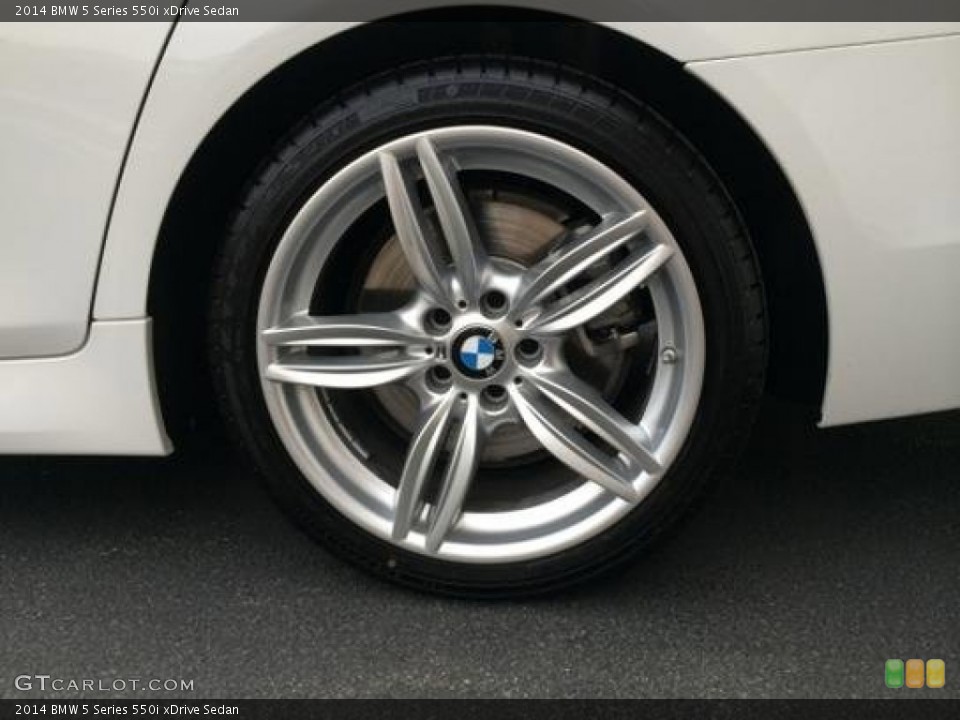 2014 BMW 5 Series 550i xDrive Sedan Wheel and Tire Photo #98639801