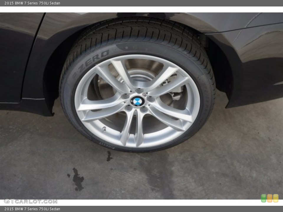 2015 BMW 7 Series 750Li Sedan Wheel and Tire Photo #98641646