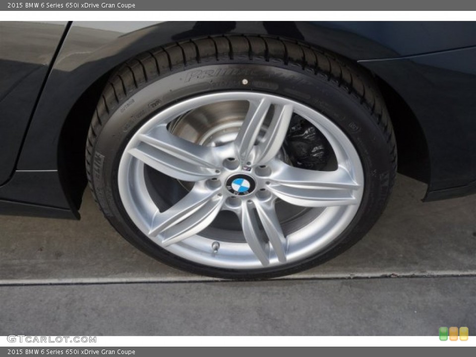 2015 BMW 6 Series 650i xDrive Gran Coupe Wheel and Tire Photo #98641826