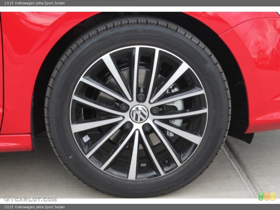 2015 Volkswagen Jetta Sport Sedan Wheel and Tire Photo #98649549