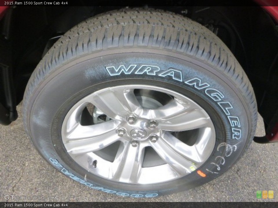 2015 Ram 1500 Sport Crew Cab 4x4 Wheel and Tire Photo #98654816