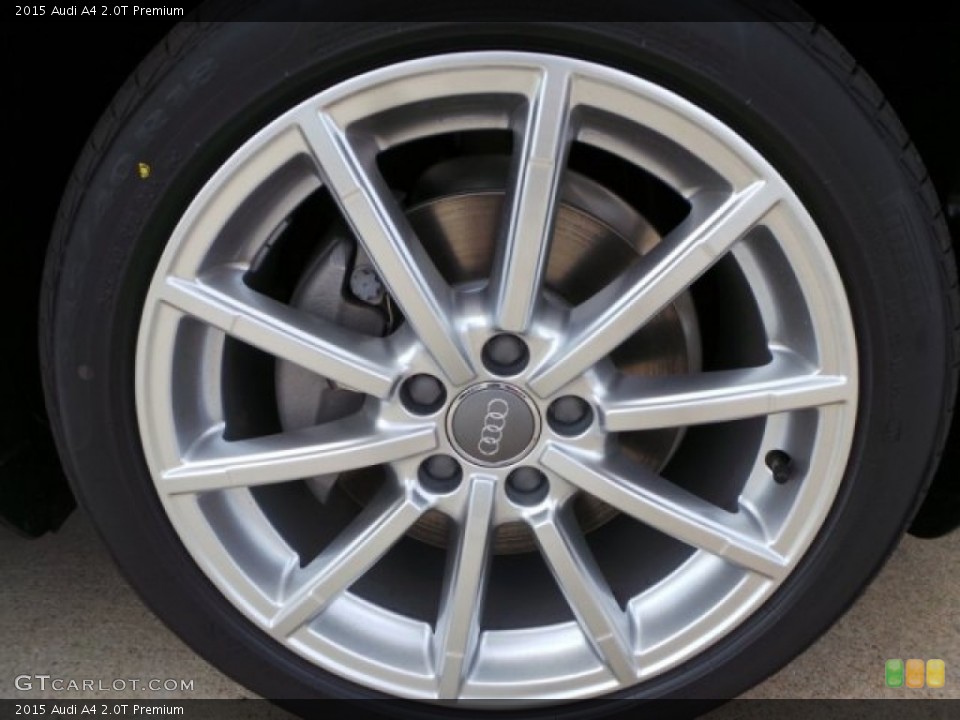 2015 Audi A4 2.0T Premium Wheel and Tire Photo #98673284