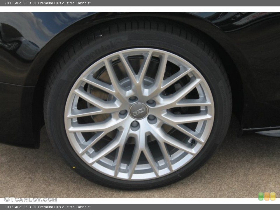 2015 Audi S5 3.0T Premium Plus quattro Cabriolet Wheel and Tire Photo #98677187