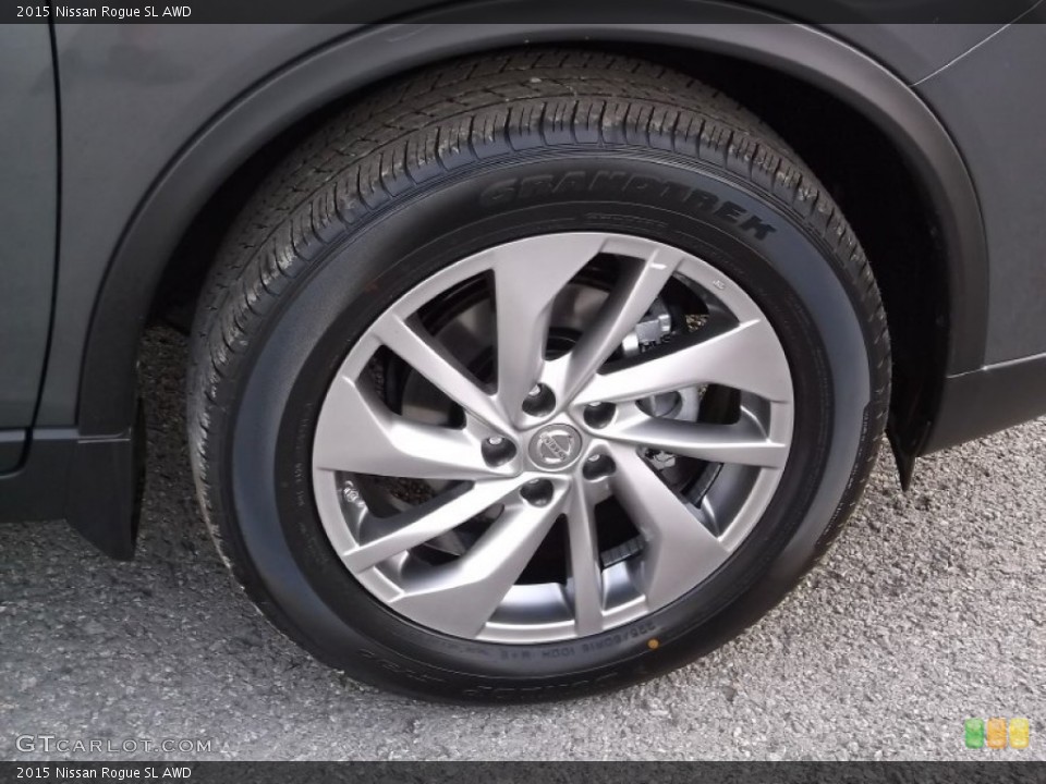2015 Nissan Rogue SL AWD Wheel and Tire Photo #98679482