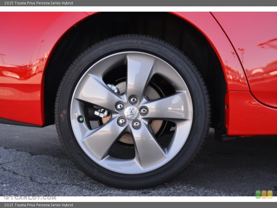2015 Toyota Prius Persona Series Hybrid Wheel and Tire Photo #98689675