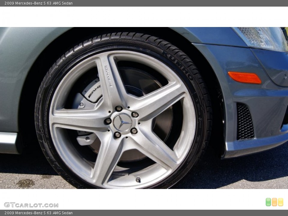 2009 Mercedes-Benz S 63 AMG Sedan Wheel and Tire Photo #98690155