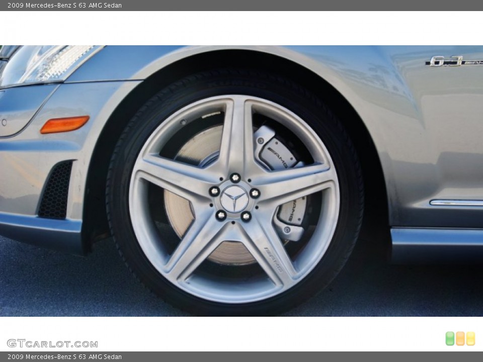 2009 Mercedes-Benz S 63 AMG Sedan Wheel and Tire Photo #98690179