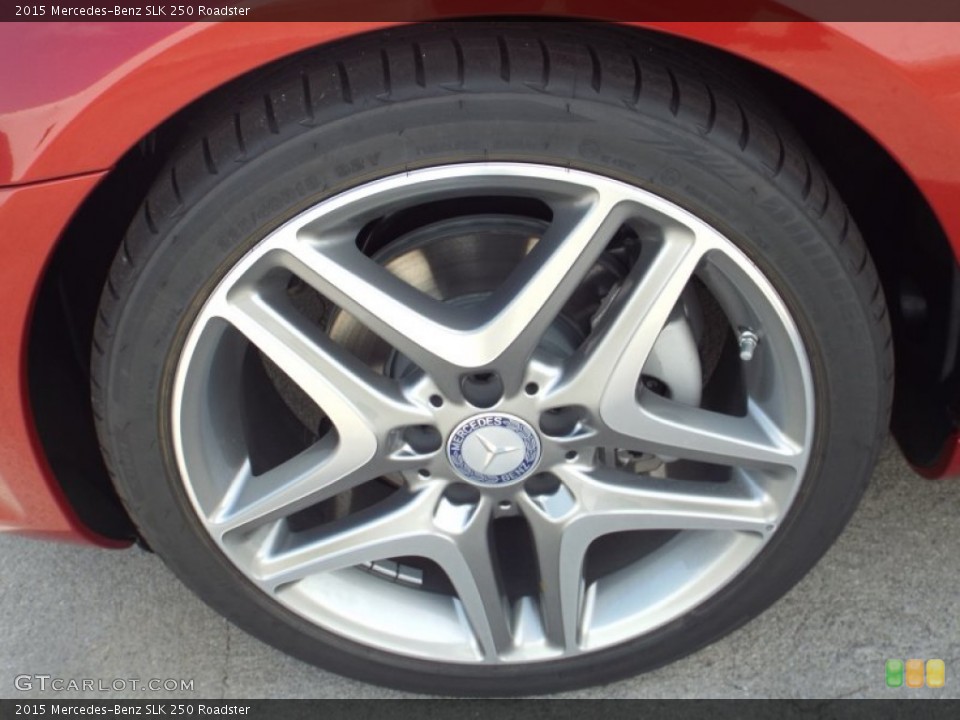 2015 Mercedes-Benz SLK 250 Roadster Wheel and Tire Photo #98701627