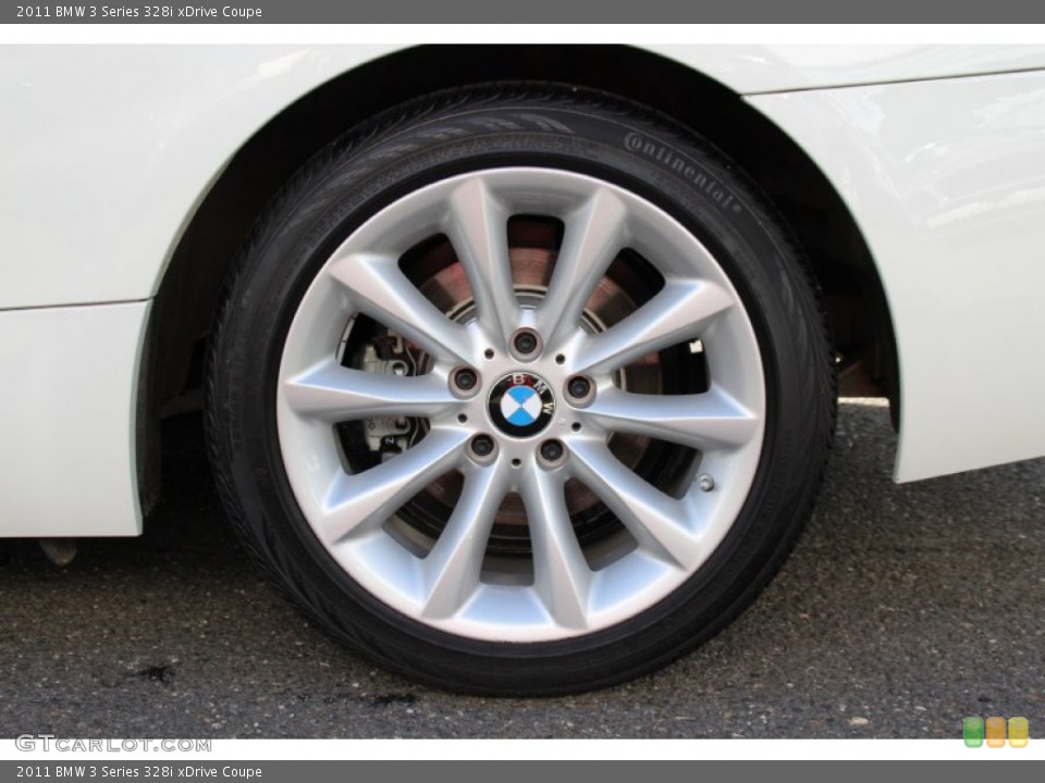 2011 BMW 3 Series 328i xDrive Coupe Wheel and Tire Photo #98705815