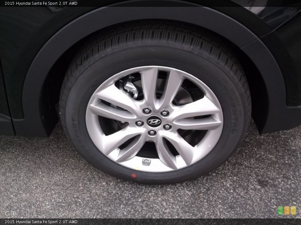 2015 Hyundai Santa Fe Sport 2.0T AWD Wheel and Tire Photo #98707177