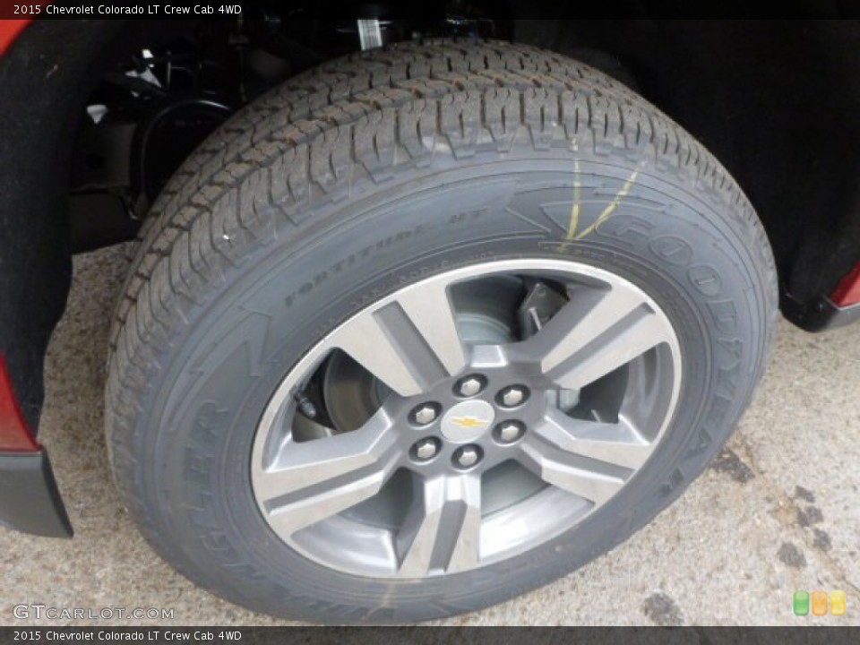 2015 Chevrolet Colorado LT Crew Cab 4WD Wheel and Tire Photo #98708392