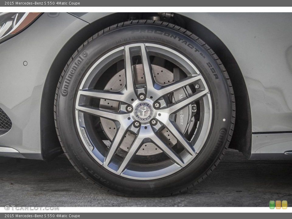 2015 Mercedes-Benz S 550 4Matic Coupe Wheel and Tire Photo #98723311