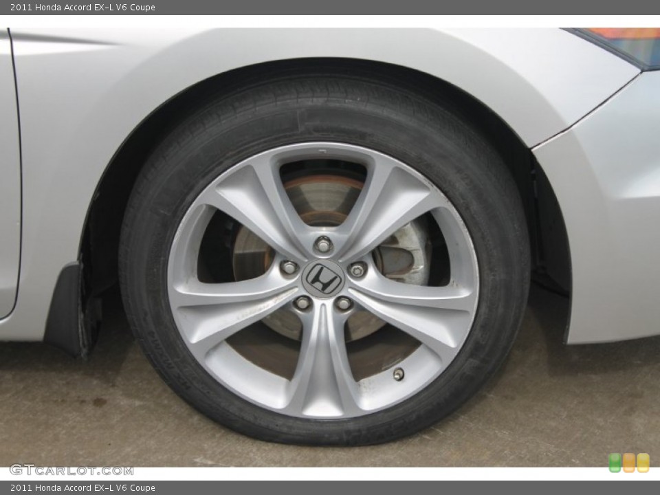 2011 Honda Accord EX-L V6 Coupe Wheel and Tire Photo #98732048