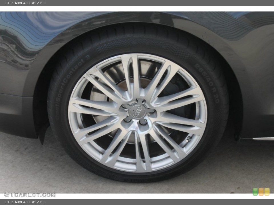 2012 Audi A8 L W12 6.3 Wheel and Tire Photo #98737220
