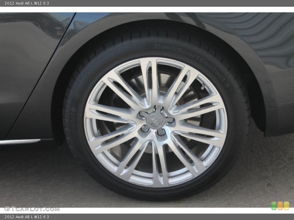 2012 Audi A8 L W12 6.3 Wheel and Tire Photo #98737268