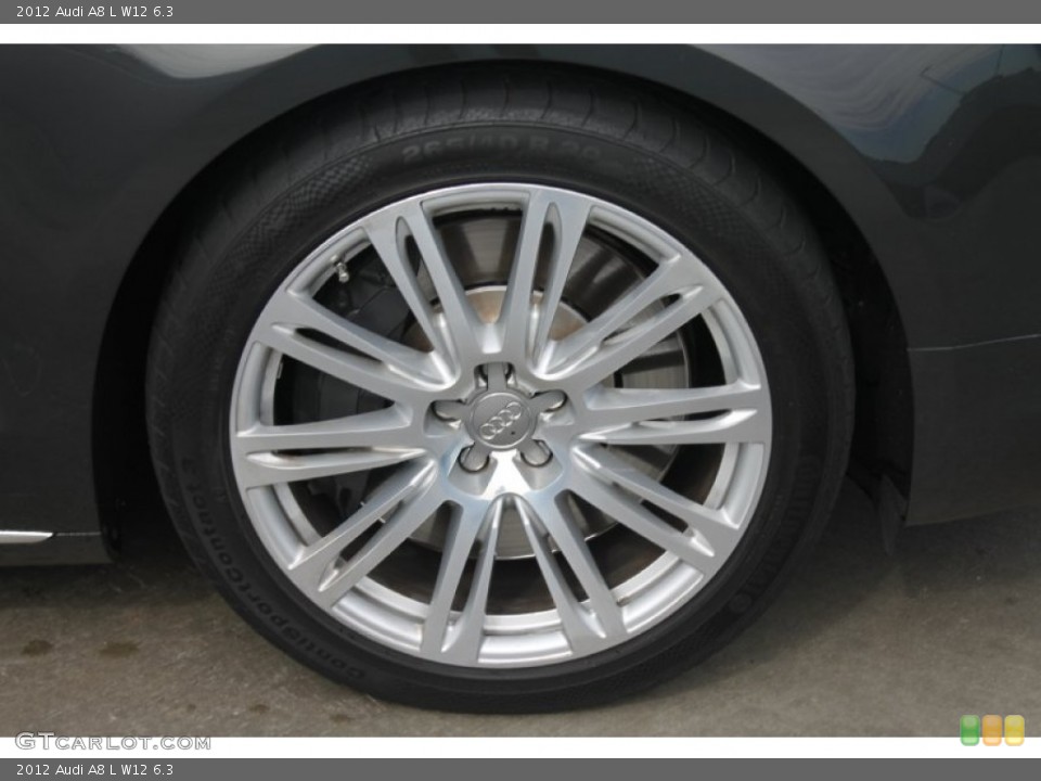 2012 Audi A8 L W12 6.3 Wheel and Tire Photo #98737424
