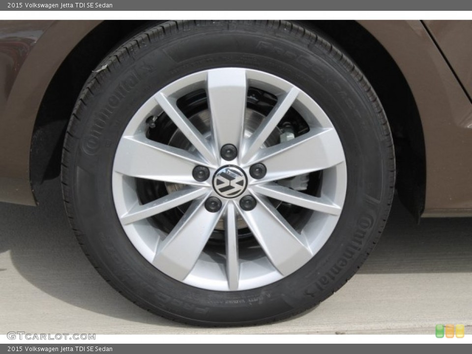 2015 Volkswagen Jetta TDI SE Sedan Wheel and Tire Photo #98761943